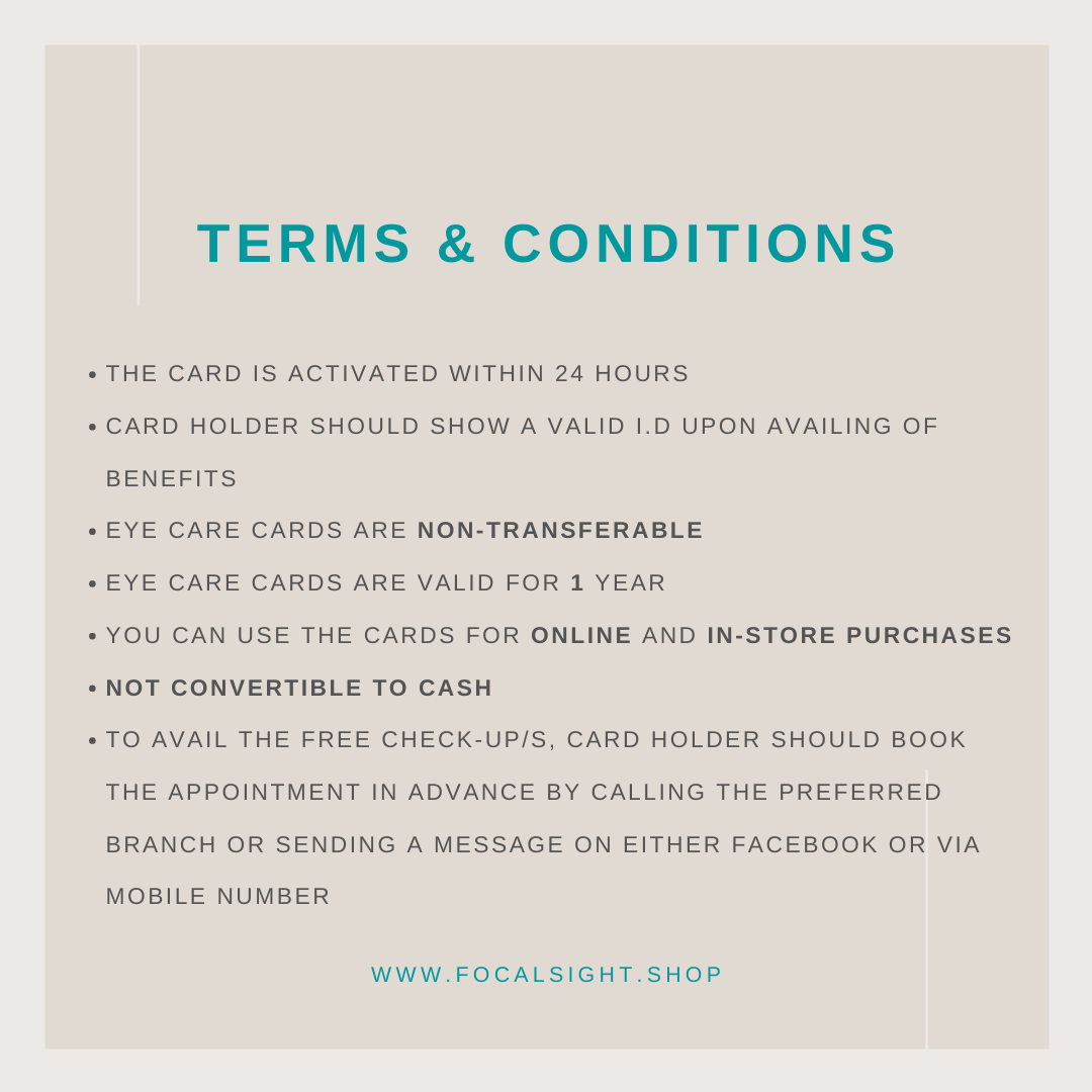 Eye Care Card (VIP)