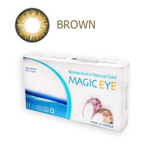Magic Eye Colored Contact Lens (Brown)