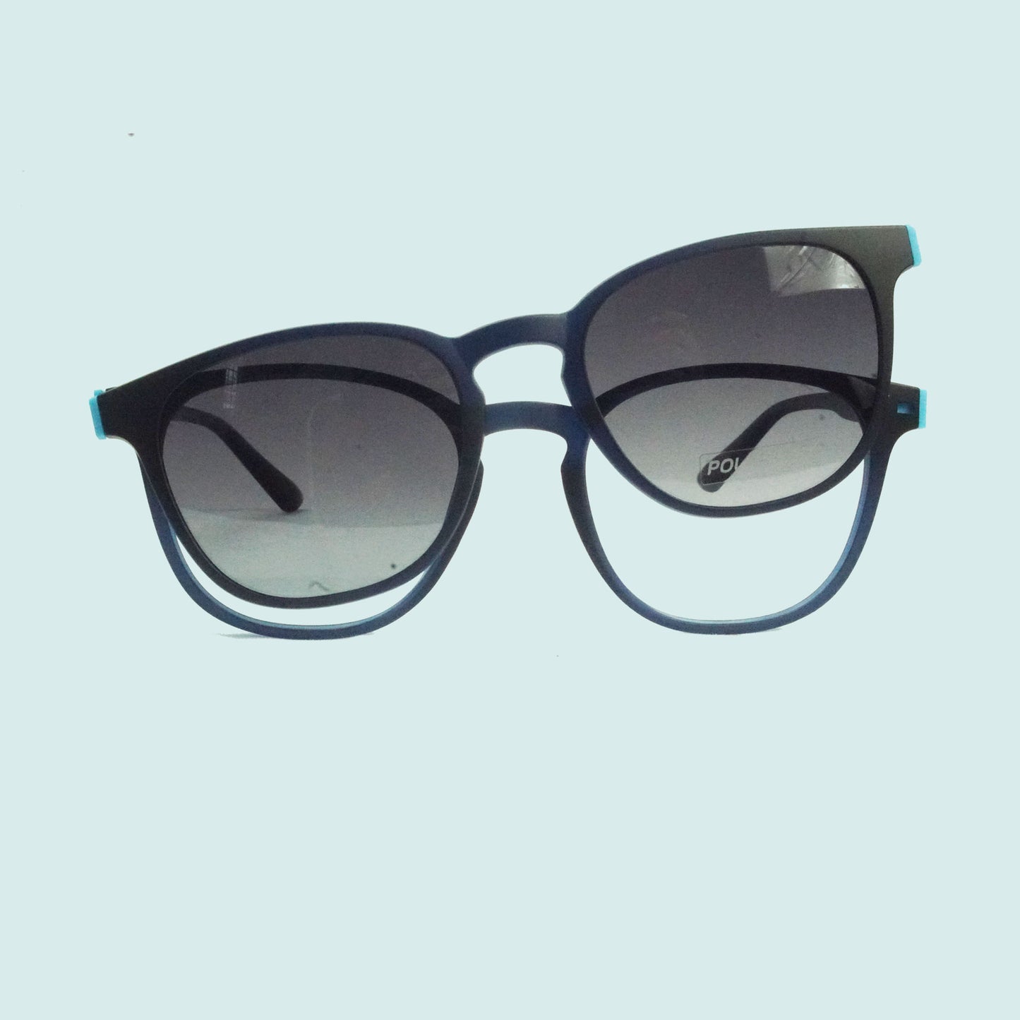 FS TR90 FRAME W/ MAGNETIC POLARIZED CLIP-ON (MEDIUM SIZE EYEWEAR)