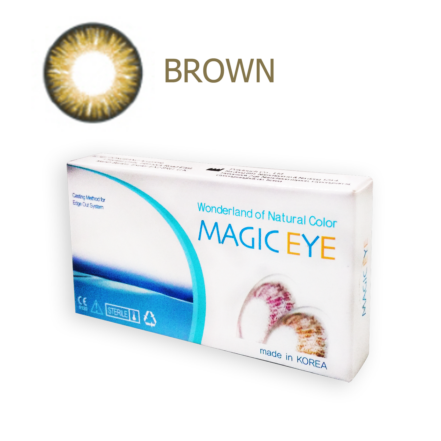 Magic Eye Colored Contact Lens (Brown)
